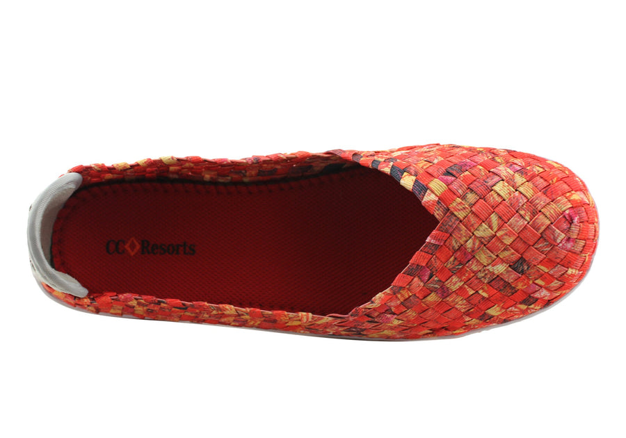 CC Resorts Sugar Womens Comfy Memory Foam Casual Flats