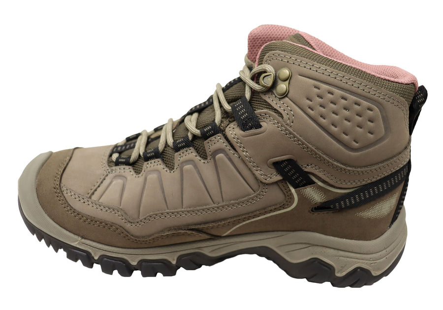 Keen Womens Comfortable Targhee IV Mid Waterproof Hiking Boots