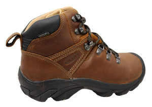 Keen Pyrenees Mens Comfortable Wide Fit Leather Lace Up Boots