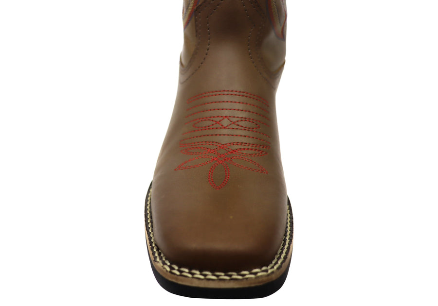 D Milton Caroline Womens Comfortable Leather Western Cowboy Boots