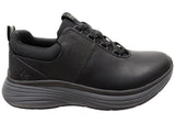 Align Tahoe Mens Comfortable Leather Wide Fit Arch Support Sneakers