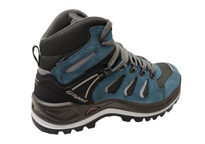 Grisport Womens Flinders Mid Hiking Waterproof Boots Made In Italy