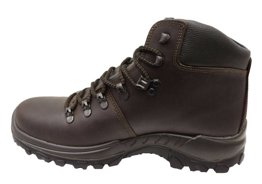 Grisport Womens Classic Mid Hiking Waterproof Boots Made In Italy