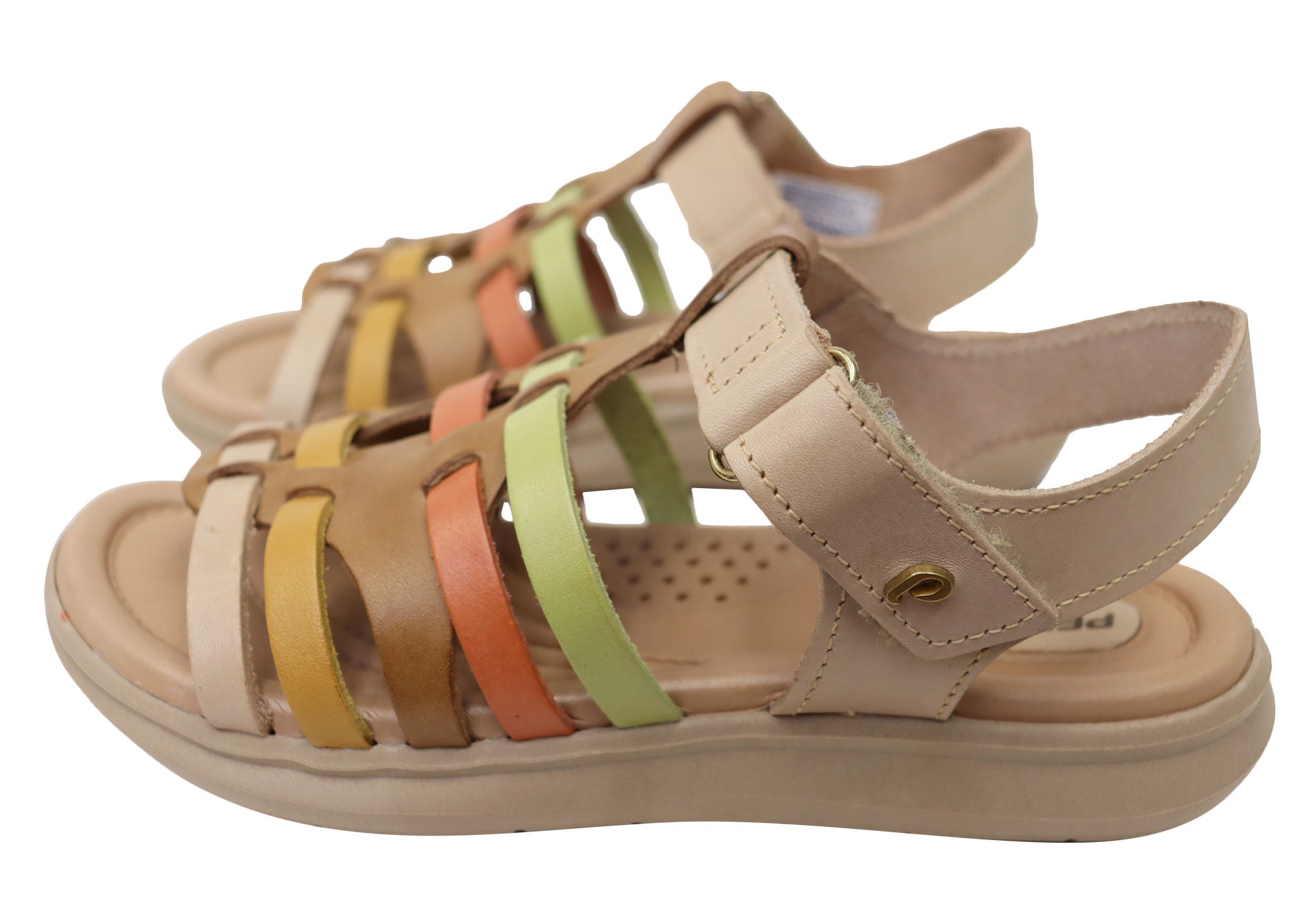 Pegada Eisha Womens Comfortable Leather Sandals Made In Brazil