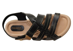 Pegada Gayle Womens Comfortable Leather Sandals Made In Brazil