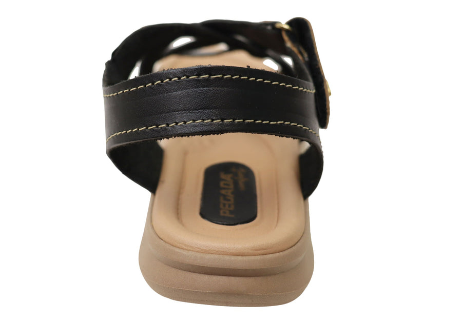 Pegada Gayle Womens Comfortable Leather Sandals Made In Brazil