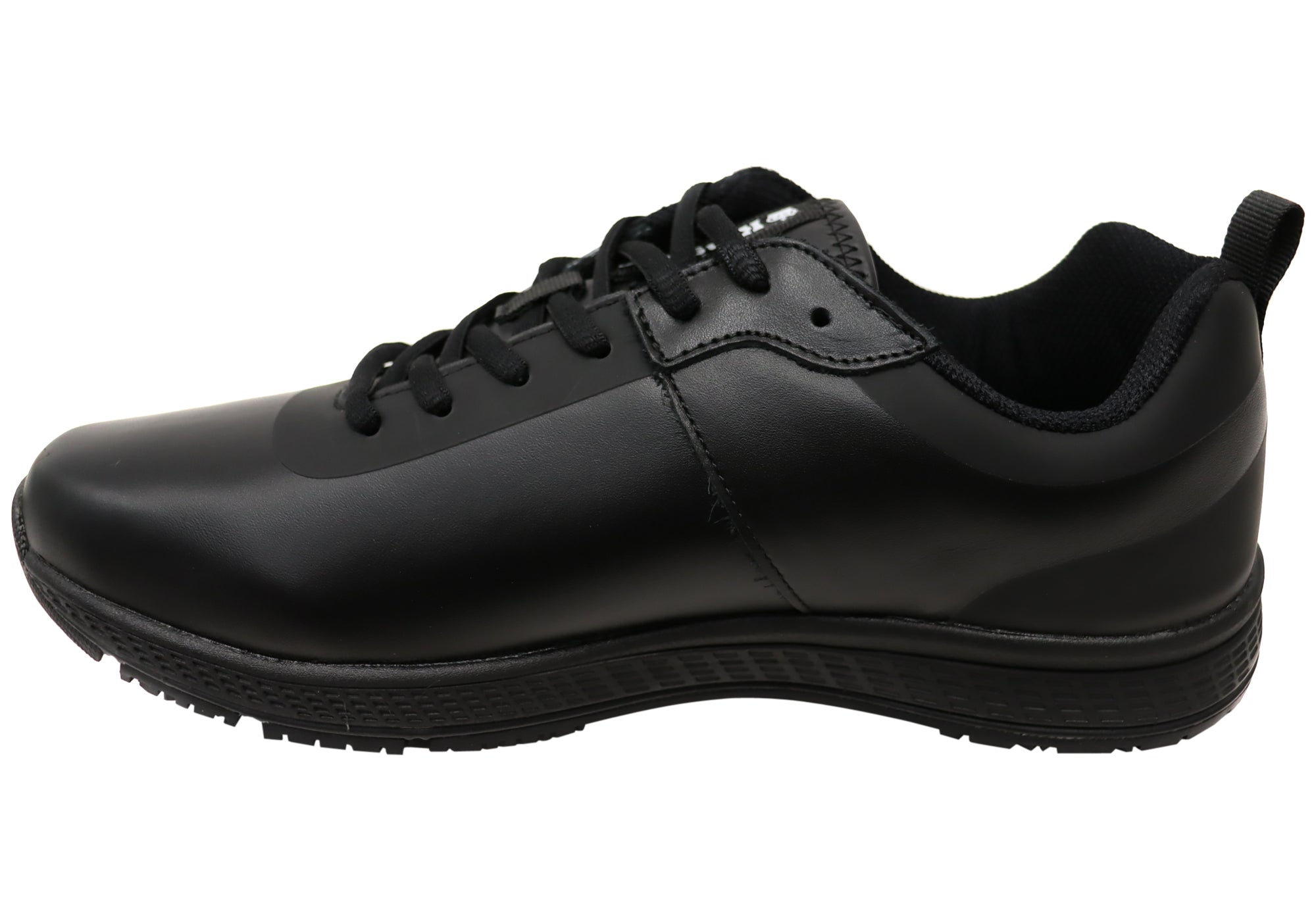 KingGee Mens Superlite Leather Lace Up Slip Resistant Work Shoes