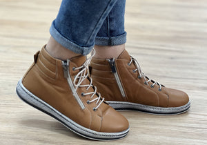 Orizonte Akari Womens European Comfortable Leather Ankle Boots