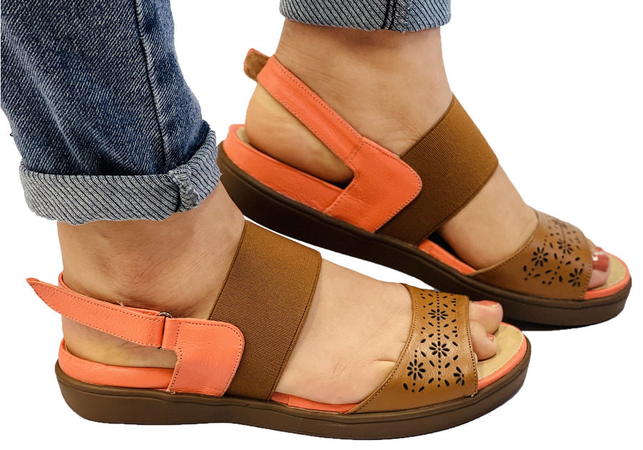 Opananken Alisha Womens Comfortable Brazilian Leather Sandals