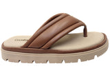 Comfortflex Yuna Womens Thongs Sandals With Cushioned Comfort Footbed