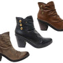 Perlatto Hilton Womens Comfortable Leather Ankle Boots Made In Brazil