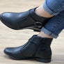 Via Paula Lin Womens Comfortable Brazilian Leather Ankle Boots