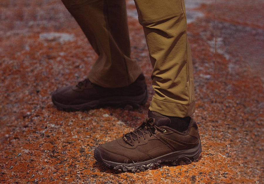 Merrell Mens Moab Adventure Wide Width Leather Hiking Shoes