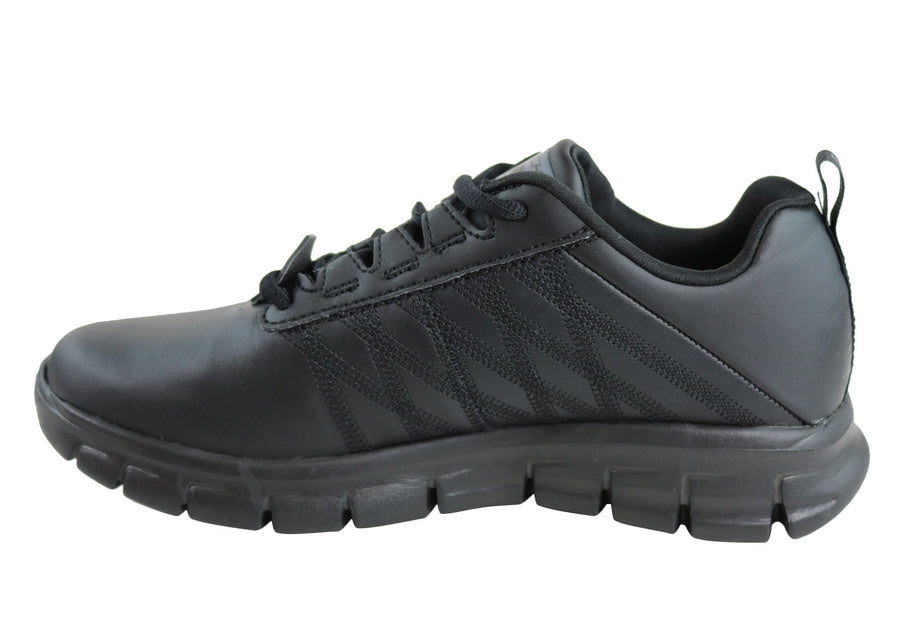 Skechers Womens Sure Track Erath Slip Resistant Wide Fit Work Shoes