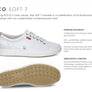 ECCO Womens Soft 7 Comfortable Leather Casual Lace Up Sneakers Shoes