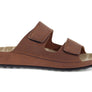 ECCO Mens Comfortable Leather 2nd Cozmo Slides Sandals