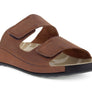 ECCO Mens Comfortable Leather 2nd Cozmo Slides Sandals