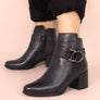 Bottero Beatrice Womens Comfortable Leather Ankle Boots Made In Brazil