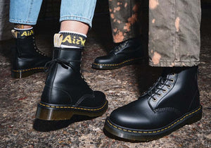 Dr Martens 1460 Black Vegan Fashion Lace Up Comfortable Unisex Boots