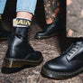 Dr Martens 1460 Black Vegan Fashion Lace Up Comfortable Unisex Boots