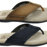 Savelli Laguna Mens Comfortable Leather Thongs Sandals Made In Brazil