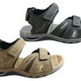 Pegada Jarrod Mens Leather Comfort Cushioned Sandals Made In Brazil