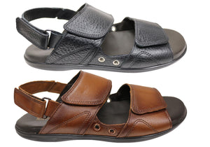 Savelli Samuel Mens Comfortable Leather Sandals Made In Brazil