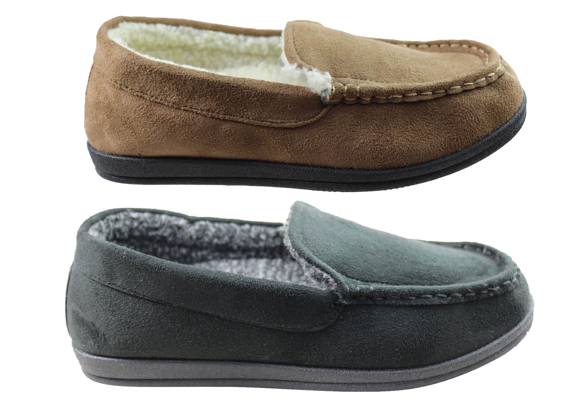 Homyped Mens Pedro Comfortable Extra Extra Wide Indoor Slippers
