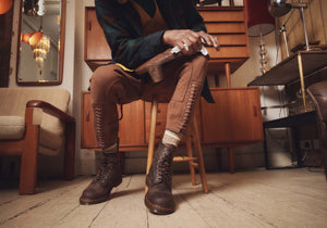 Dr Martens 1460 8 Up Gaucho Crazy Horse Unisex Boots