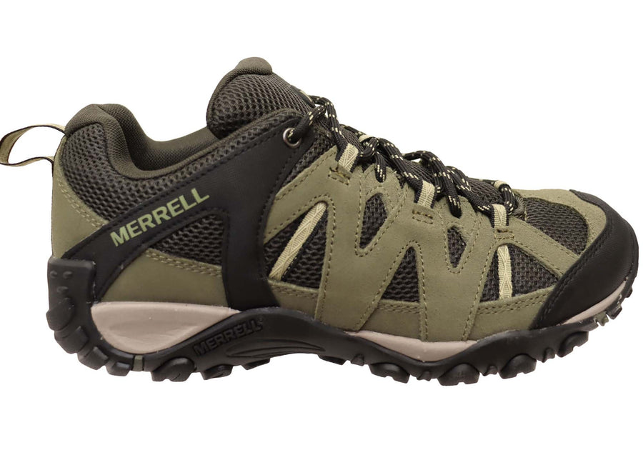 Merrell Mens Deverta 2 Comfortable Leather Hiking Shoes