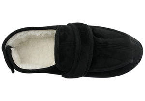 Scholl Orthaheel Easyfit Mens Adjustable Comfortable Indoor Slippers