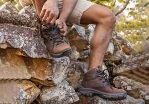Bradok Aconcagua Mens Comfort Leather Hiking Boots Made In Brazil