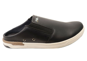 Pegada Otis Mens Leather Slip On Comfort Casual Shoes Made In Brazil