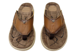 Pegada Hume Mens Comfortable Leather Thongs Sandals Made In Brazil