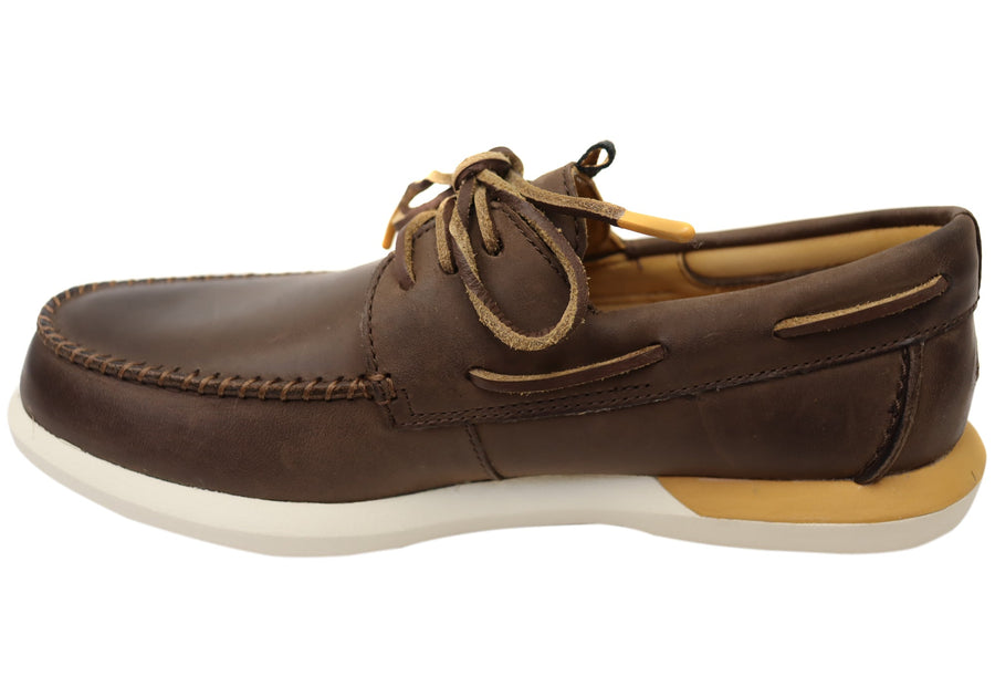Sperry Mens Leather Authentic Original Plushwave 2.0 Boat Shoes