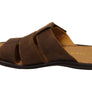 Opananken Andrew Mens Comfortable Brazilian Leather Slide Sandals