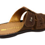 Opananken Andrew Mens Comfortable Brazilian Leather Slide Sandals