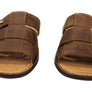 Opananken Andrew Mens Comfortable Brazilian Leather Slide Sandals