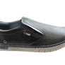 Pegada Justin Mens Leather Slip On Comfort Casual Shoes Made In Brazil