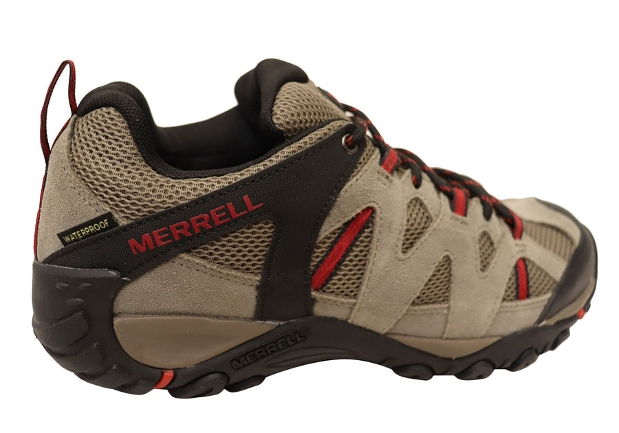 Merrell Mens Deverta 2 Waterproof Comfortable Leather Hiking Shoes