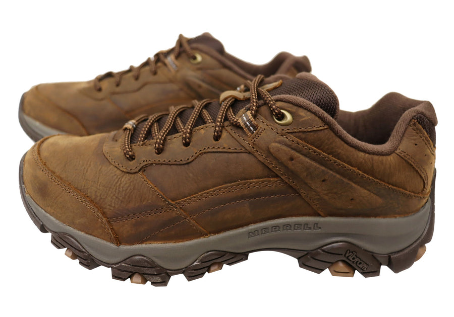 Merrell Mens Moab Adventure 3 Wide Width Leather Hiking Shoes