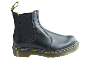 Dr Martens 2976 YS Black Smooth Unisex Leather Chelsea Boots