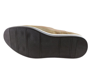 Sollu Utah Mens Leather Slip On Casual Shoes Made In Brazil