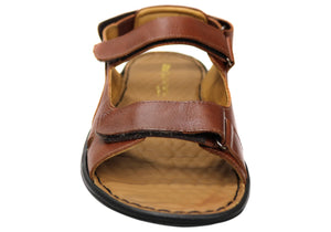 Opananken Miles Mens Comfortable Leather Adjustable Sandals