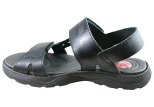 Itapua Davis Mens Leather Comfortable Sandals Made In Brazil