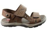 Itapua Davis Mens Leather Comfortable Sandals Made In Brazil