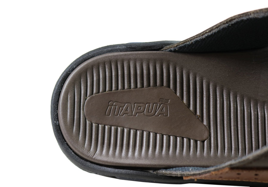 Itapua Roy Mens Leather Comfortable Thongs Sandals Made In Brazil