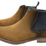 Savelli Legend Mens Comfort Leather Chelsea Dress Boots Made In Brazil