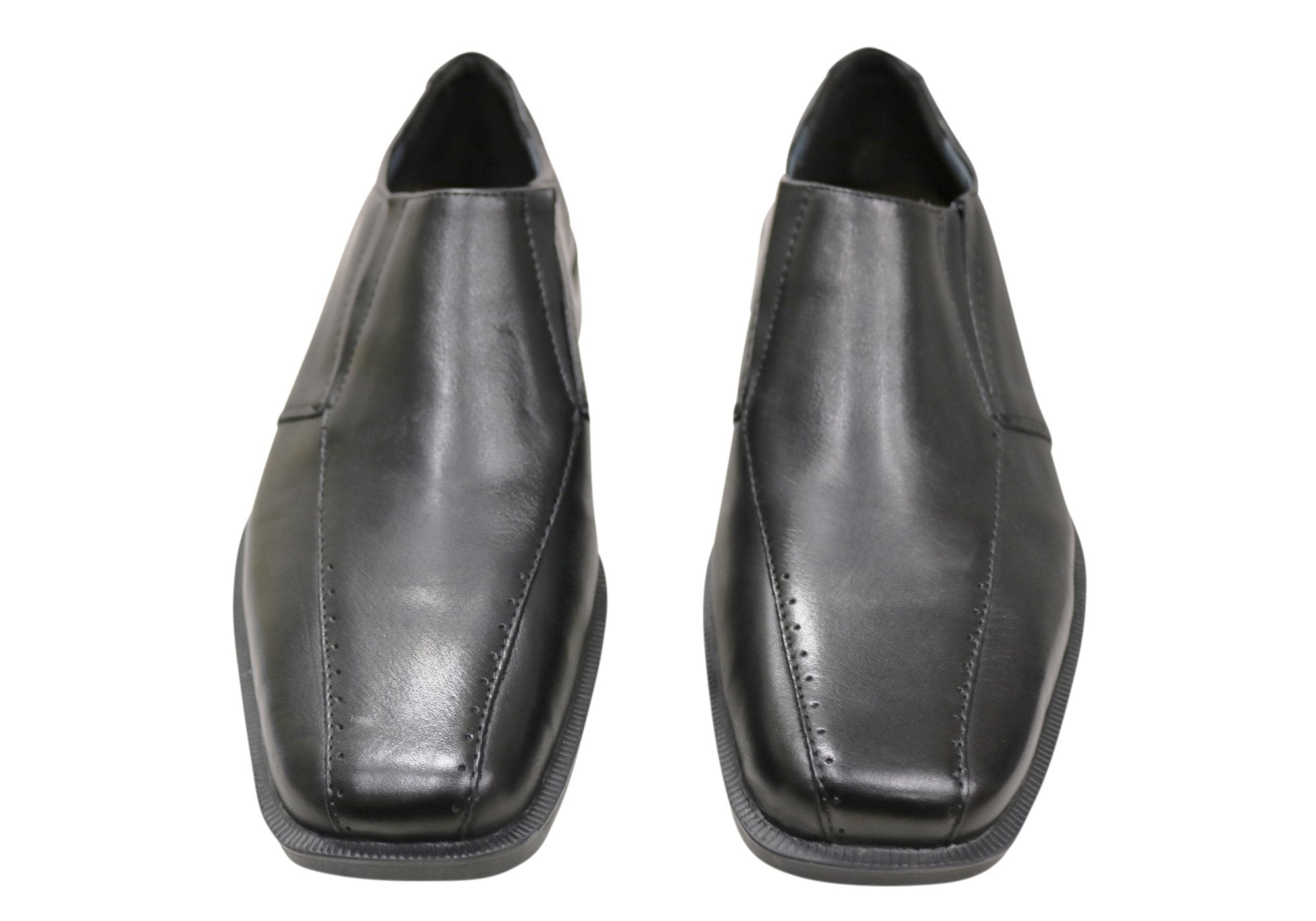 Slatters Hugh Mens Comfortable Leather Slip On Dress Shoes