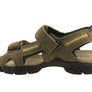 Slatters Broome II Mens Comfort Leather Sandals With Adjustable Straps